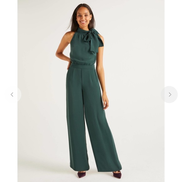 Boden Angelika jumpsuit/pantsuit. NWT. Garden green. Size 8R - Picture 3 of 11